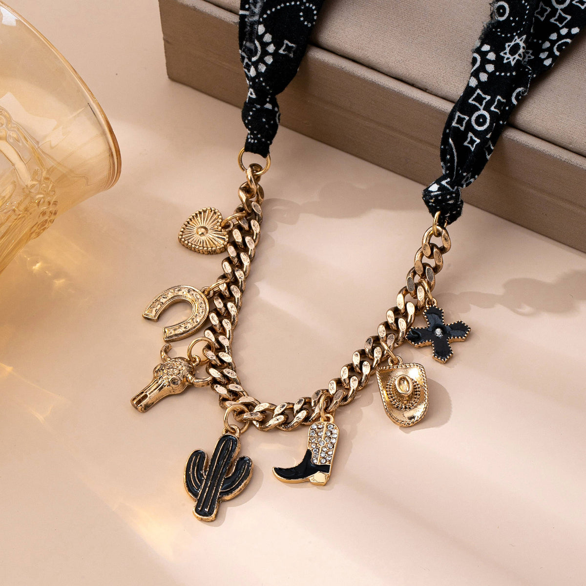 Western Scarf Necklace