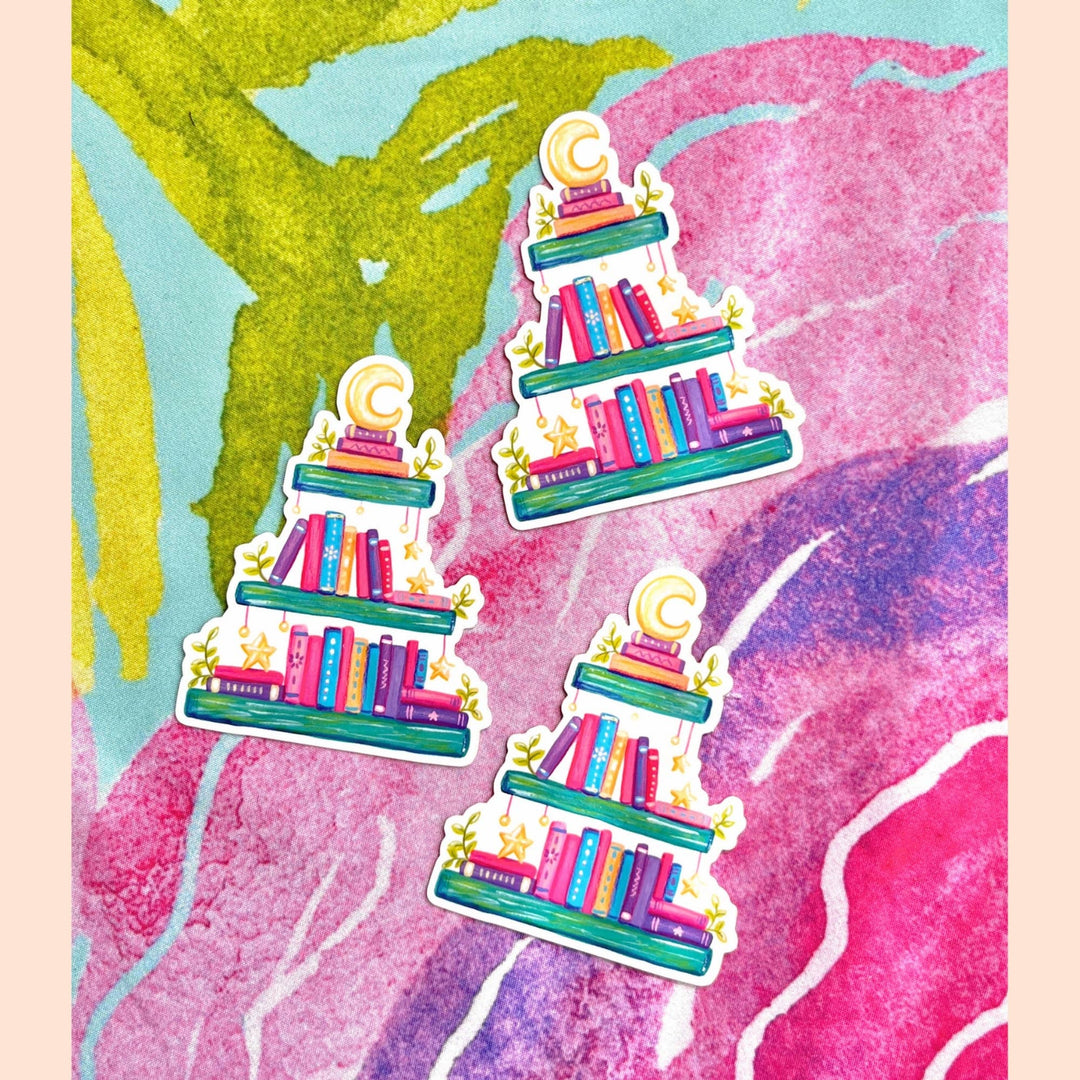Celestial Bookshelf Sticker