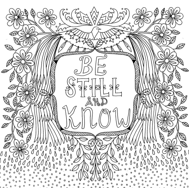 Color Me Blessed Artist's Coloring Book