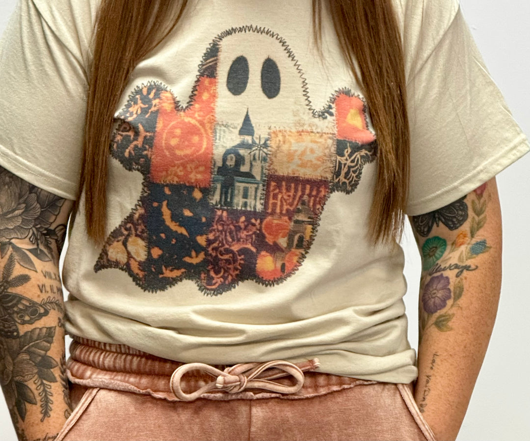 Patchwork Ghost Tee