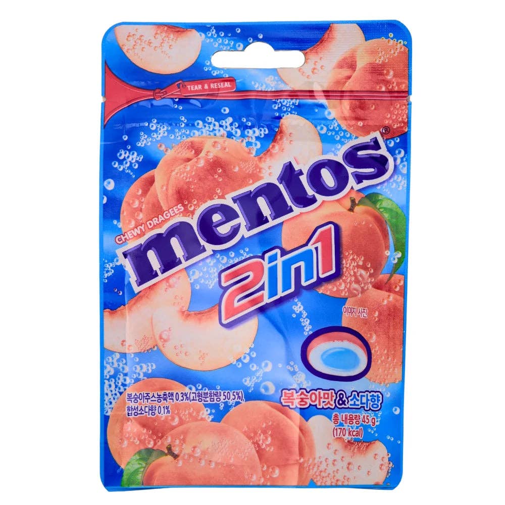 Mentos Peach & Soda Gummy