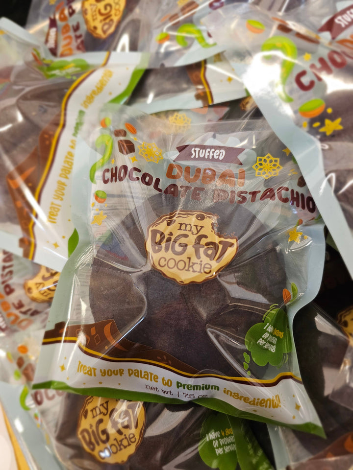 STUFFED: Dubai Chocolate Pistachio Cookie