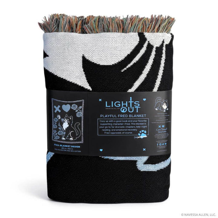 Lights Out Woven Throw Blanket (48'' x 60'')