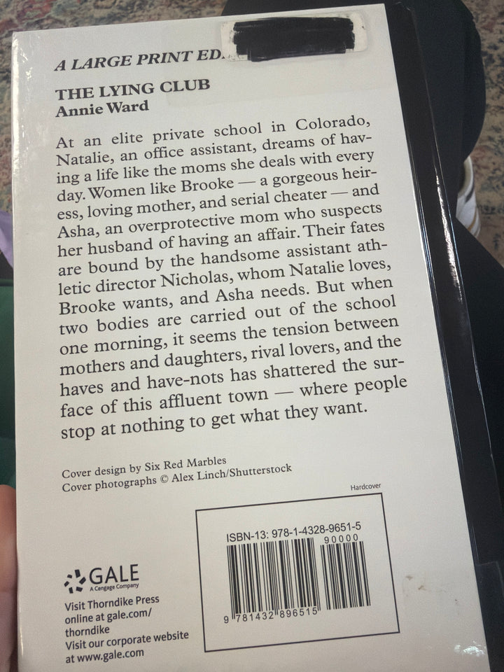 The lying club by Annie Ward
