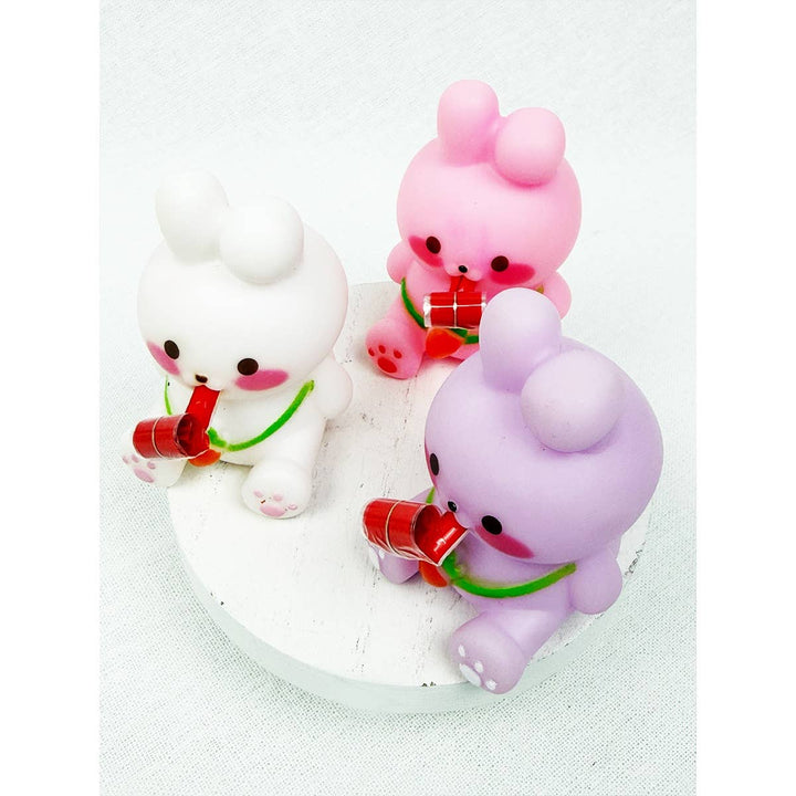 Cute Bunny Roll Up Tongue Squeeze Toy
