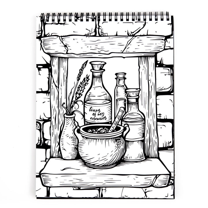 Waiting for the Night Coloring Book