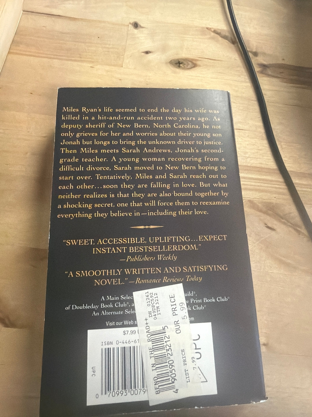 A Bend in the road by Nicholas Sparks