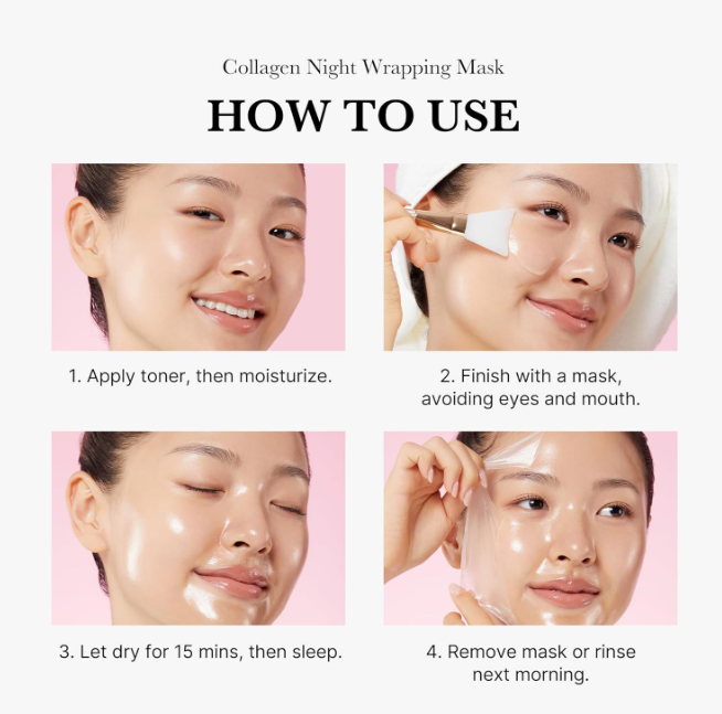 MEDICUBE Collagen Night Wrapping Mask: Jelly Brush