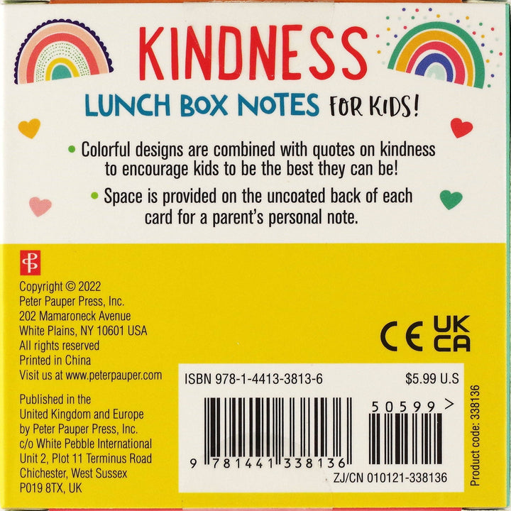 Kindness Lunch Box Notes for Kids! (Set of 60 Cards)