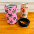 Load image into Gallery viewer, 12 oz Can Cooler - Cheetah Stars
