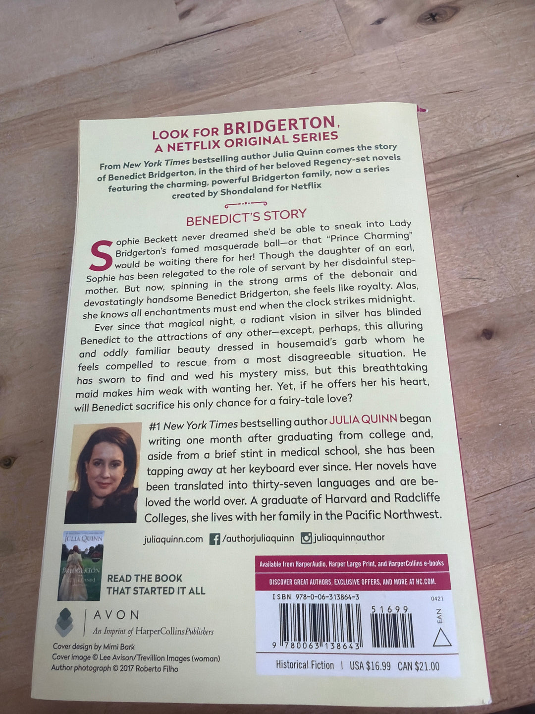 Bridgerton: An Offer from a Gentleman (Benedict’s Story) by Julia Quinn