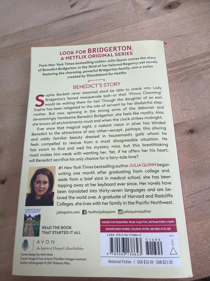 Bridgerton: An Offer from a Gentleman (Benedict’s Story) by Julia Quinn