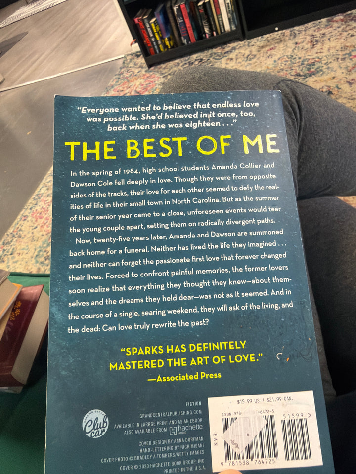 The best of me by Nicholas sparks
