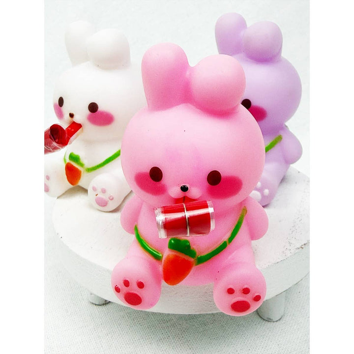 Cute Bunny Roll Up Tongue Squeeze Toy