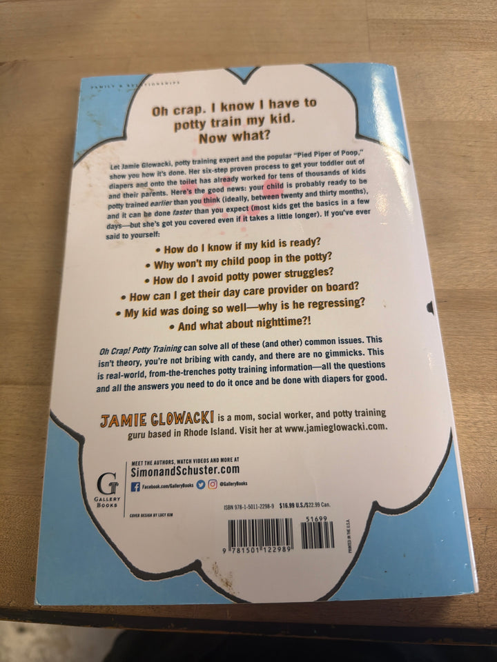 Oh crap, potty training book by Jamie Glowack