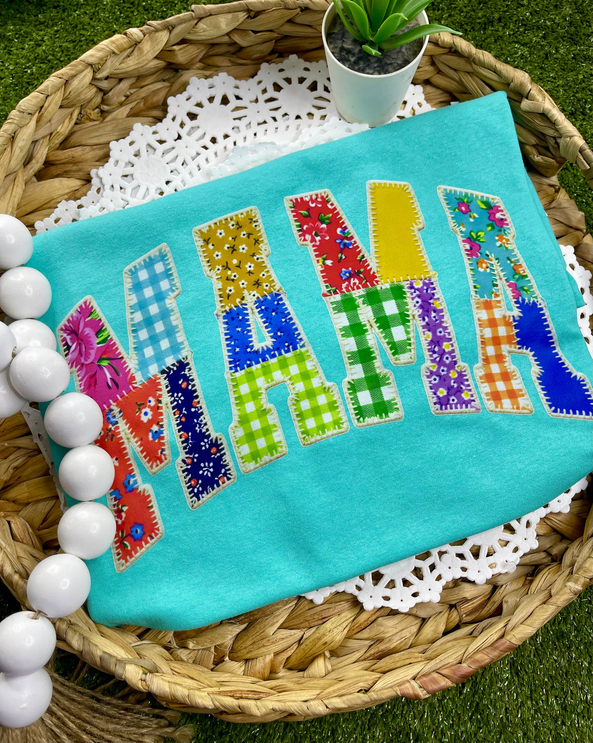 Patchwork Mama Tee