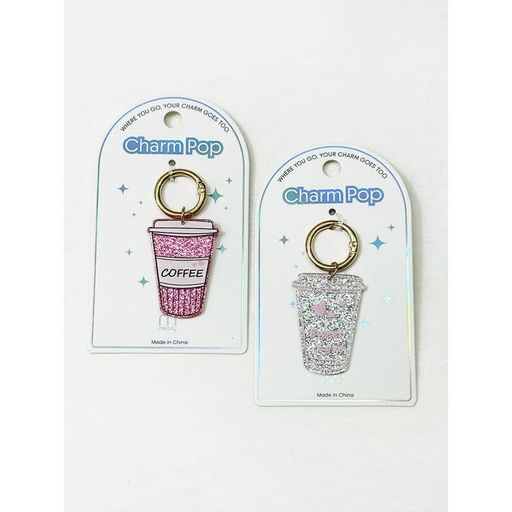 Sparkled Coffee Keychain