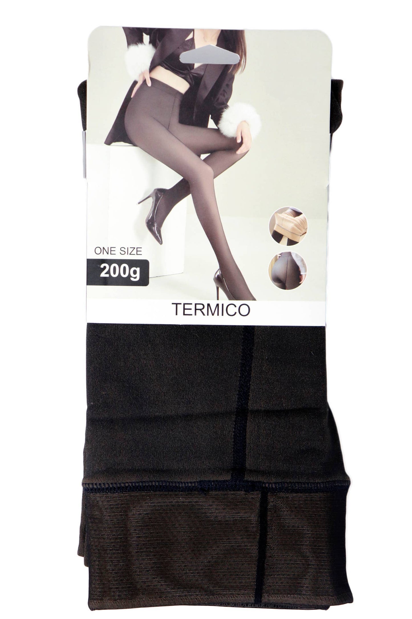 Sheer Fleece Lined Pantyhose Tights