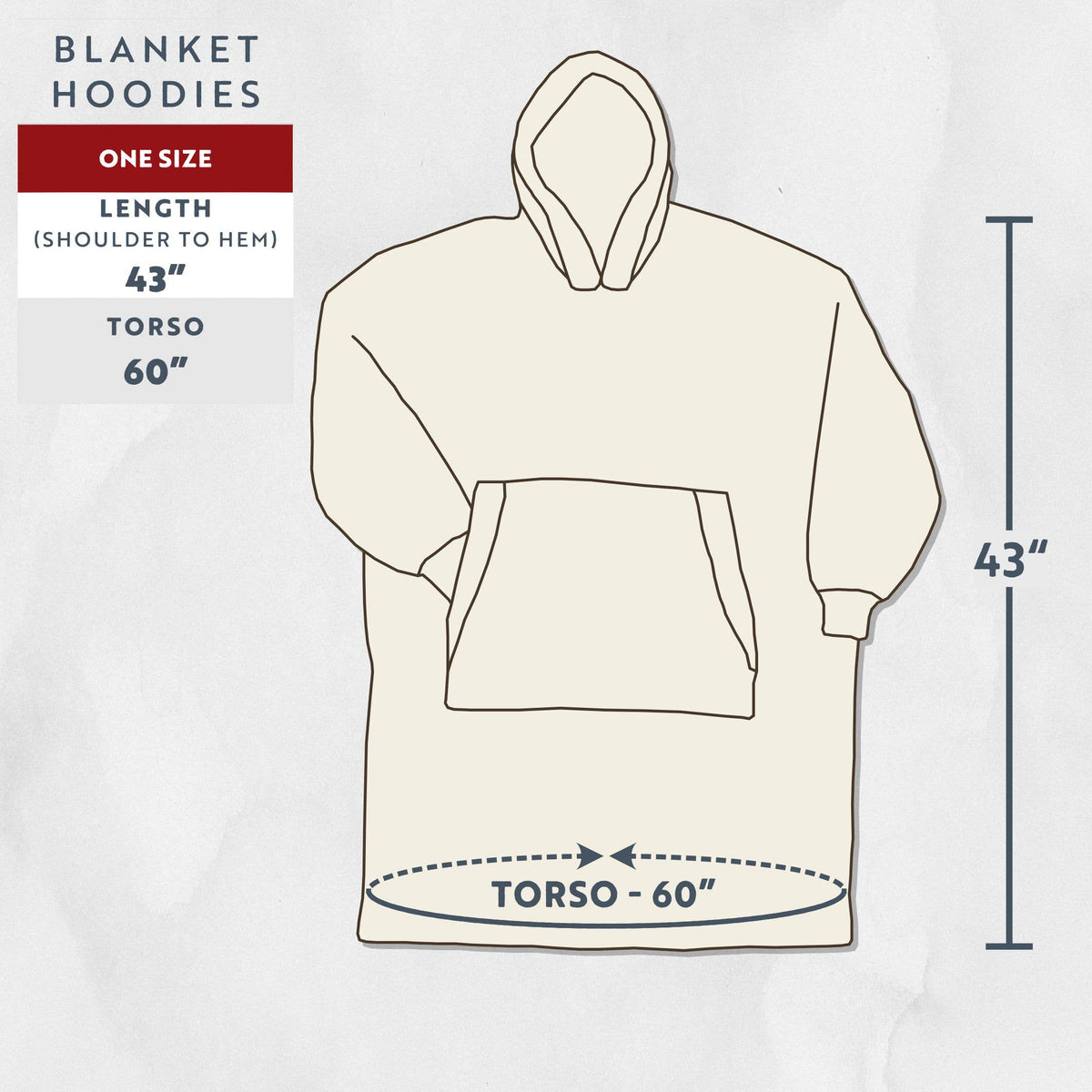 Oversized Wearable Blanket – Bigfoot Blanket Hoodie
