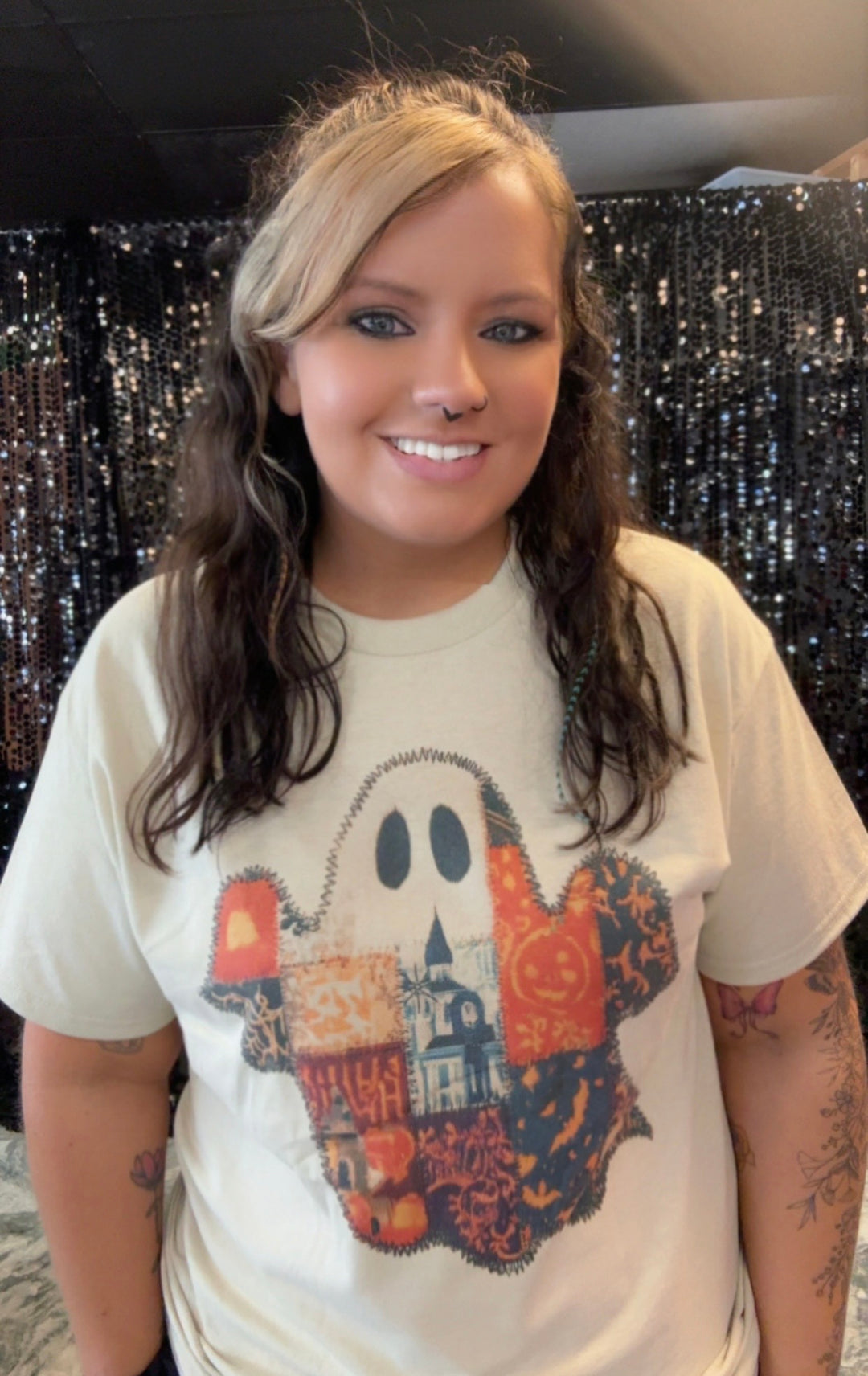 Patchwork Ghost Tee