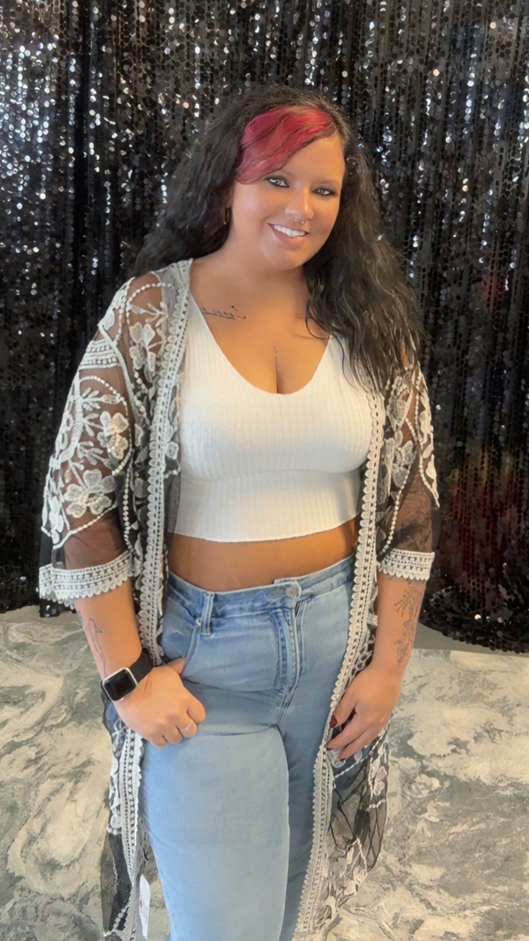 V Neck Crop Tank