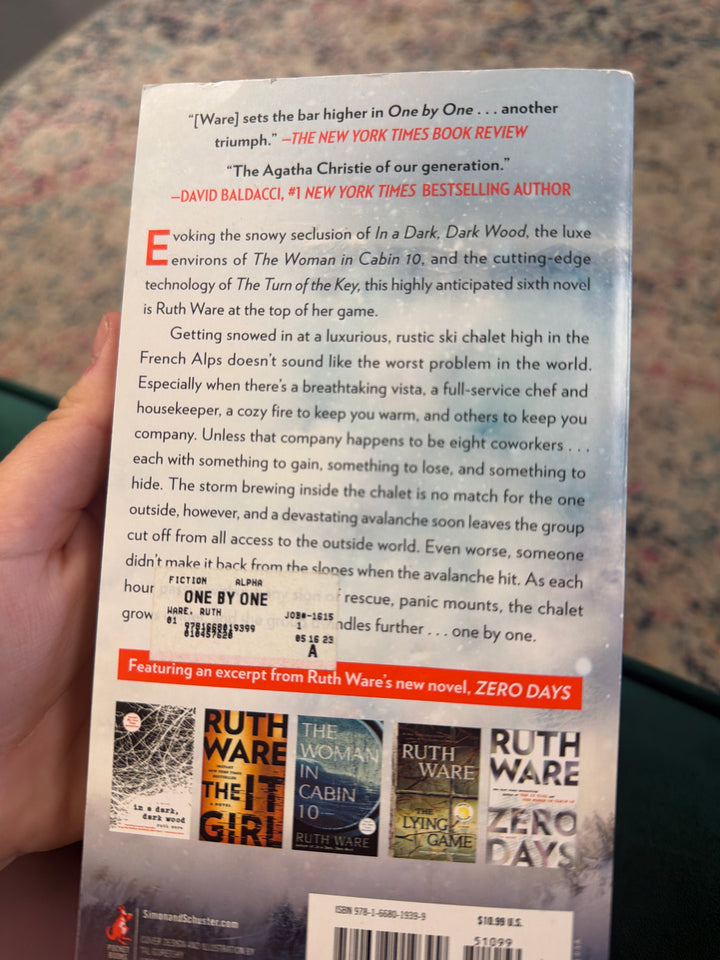 One By One - Ruth Ware