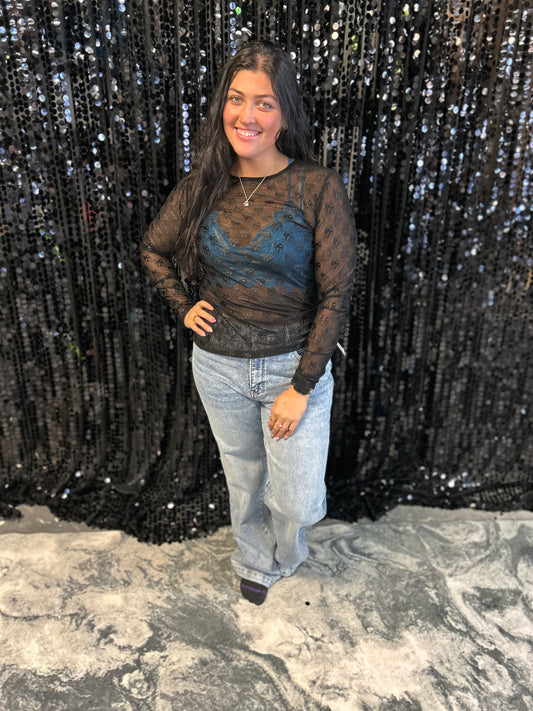 Kancan Ultra High Rise 90's Wide Leg Flare Jean