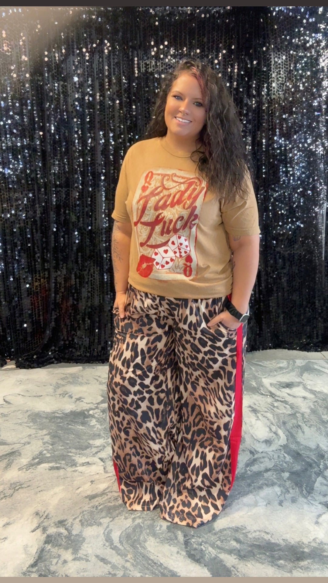 Leopard Stripe Pants