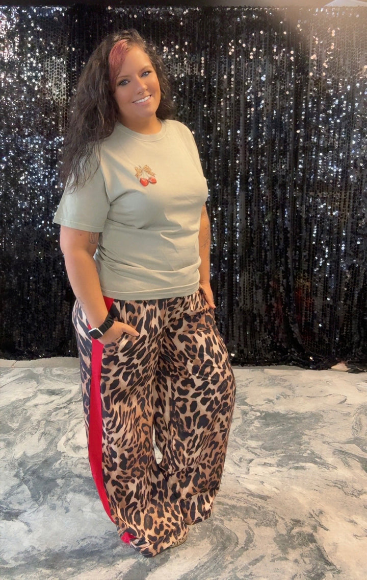 Leopard Stripe Pants