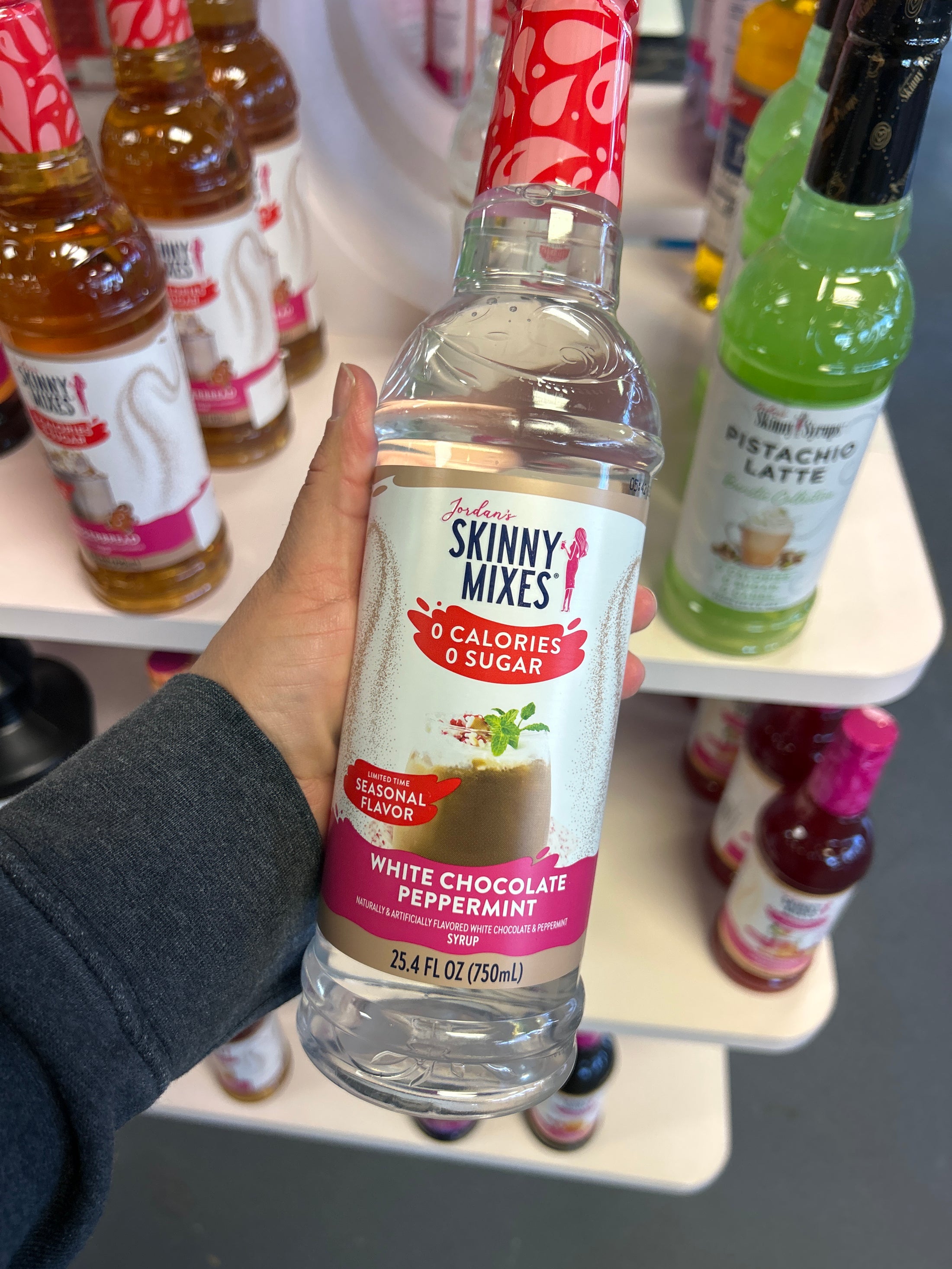 Sugar Free White Chocolate Peppermint Bark Syrup