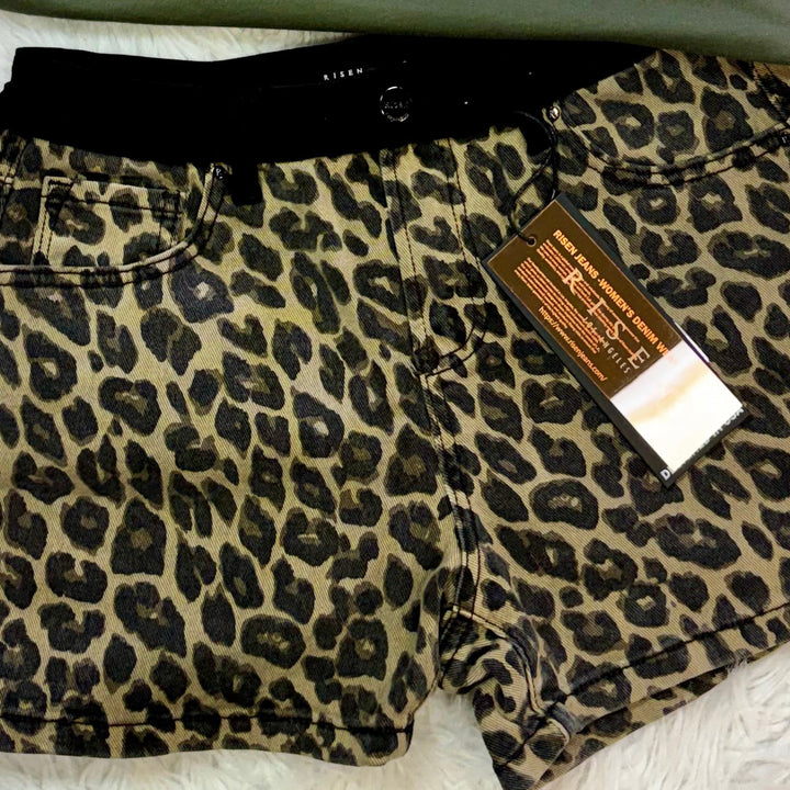Risen Leopard Shorts