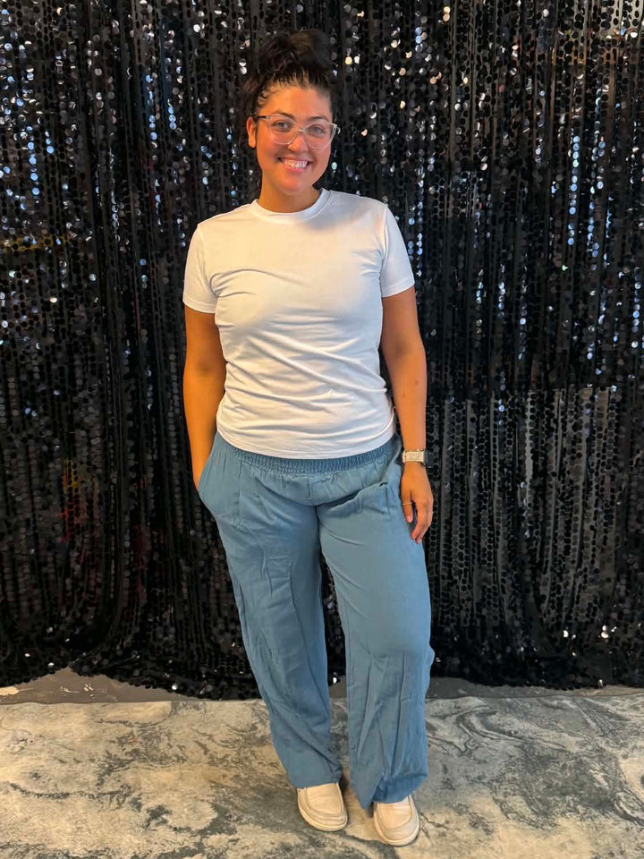 Loose Fit Linen Pants