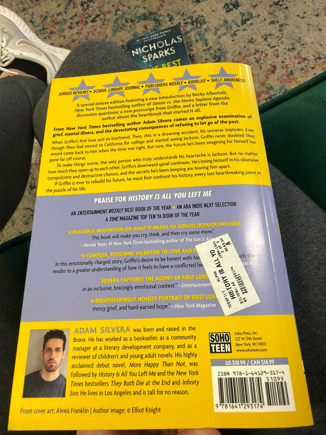History is all you have left of me by Adam silvera