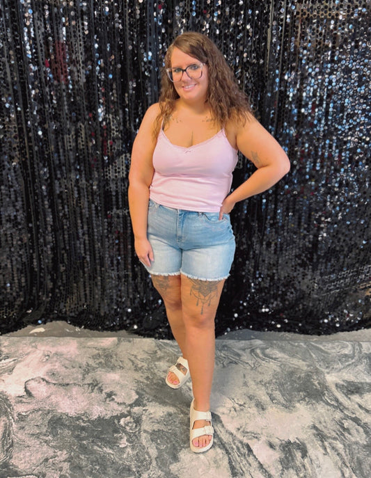 Judy Blue Western Cut Off Shorts