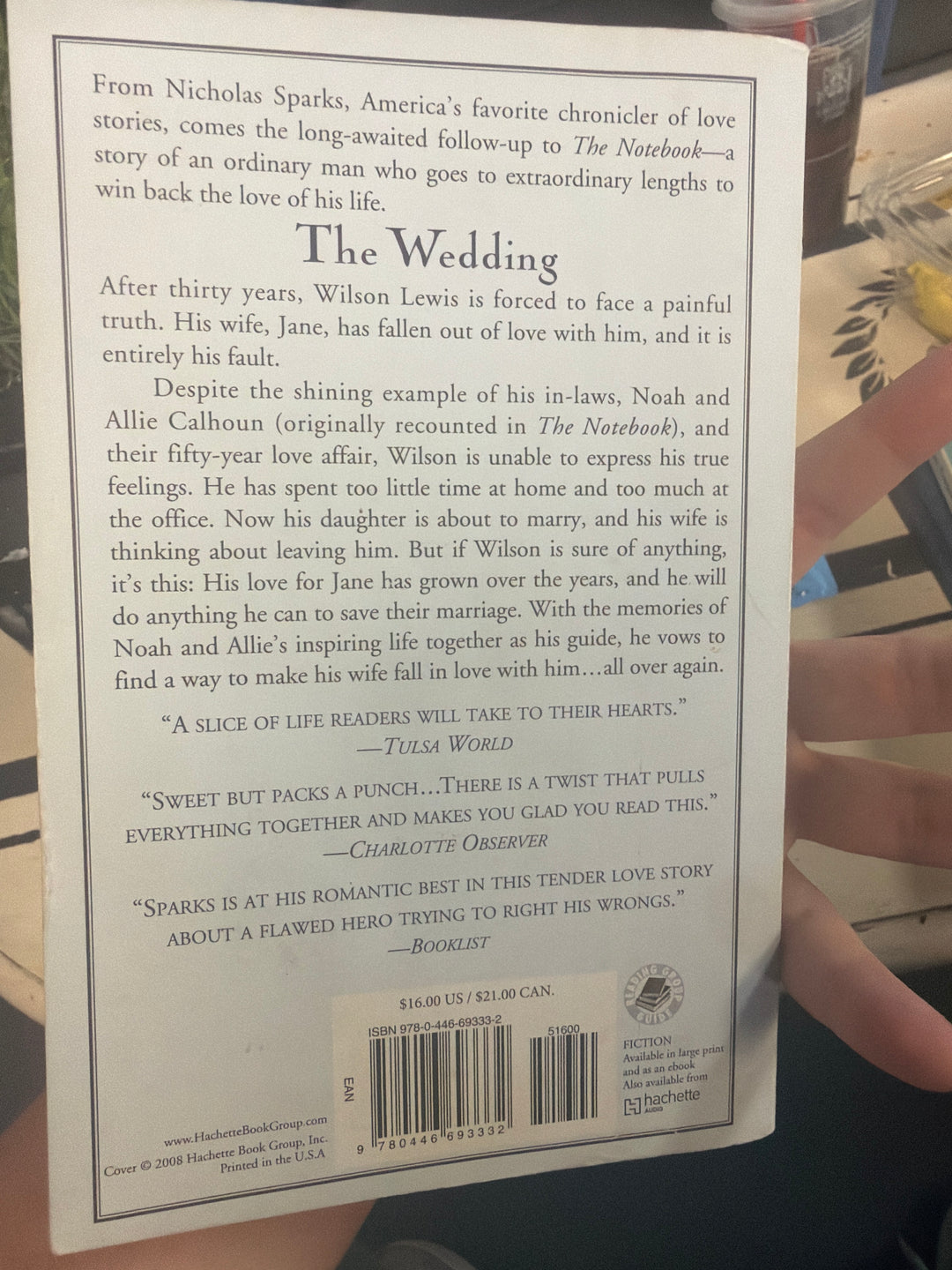 The wedding by Nicholas sparks