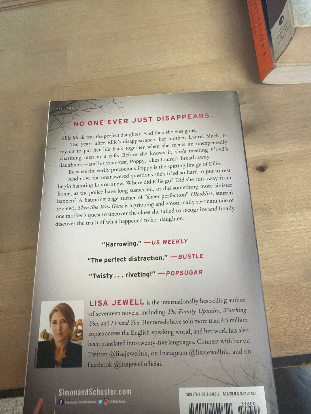 Then she was gone by Lisa Jowell