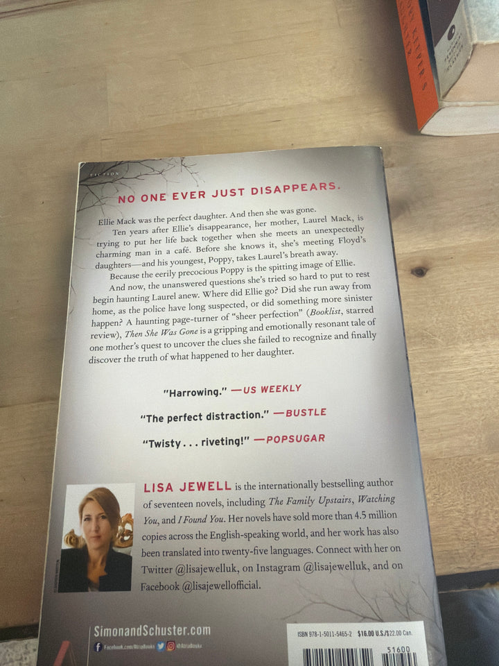 Then she was gone by Lisa Jowell