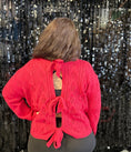 Load image into Gallery viewer, SWEETHEART BOW-KNIT CARDIGAN
