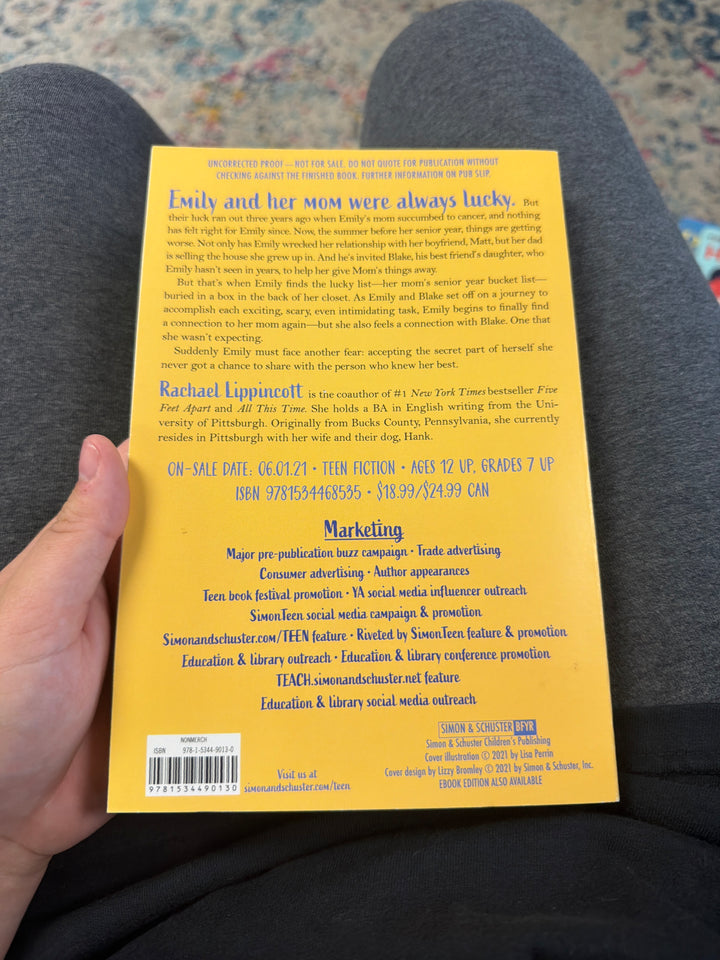 The luck list by Rachel Lippincott
