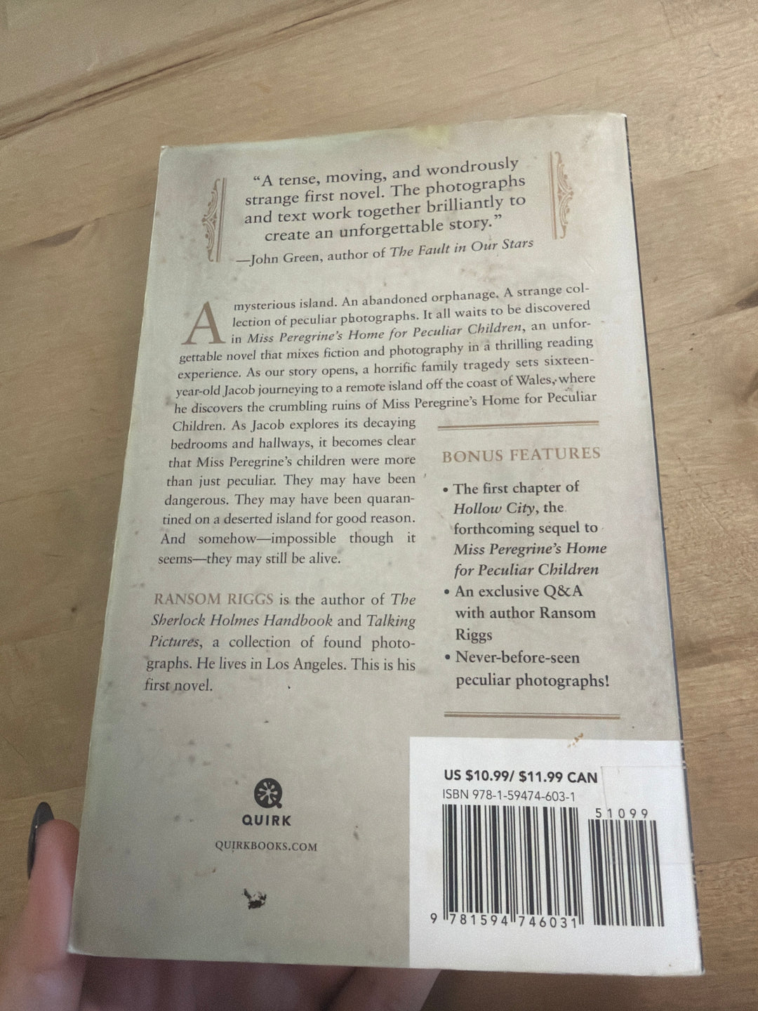 Miss peregrine’s peculiar children