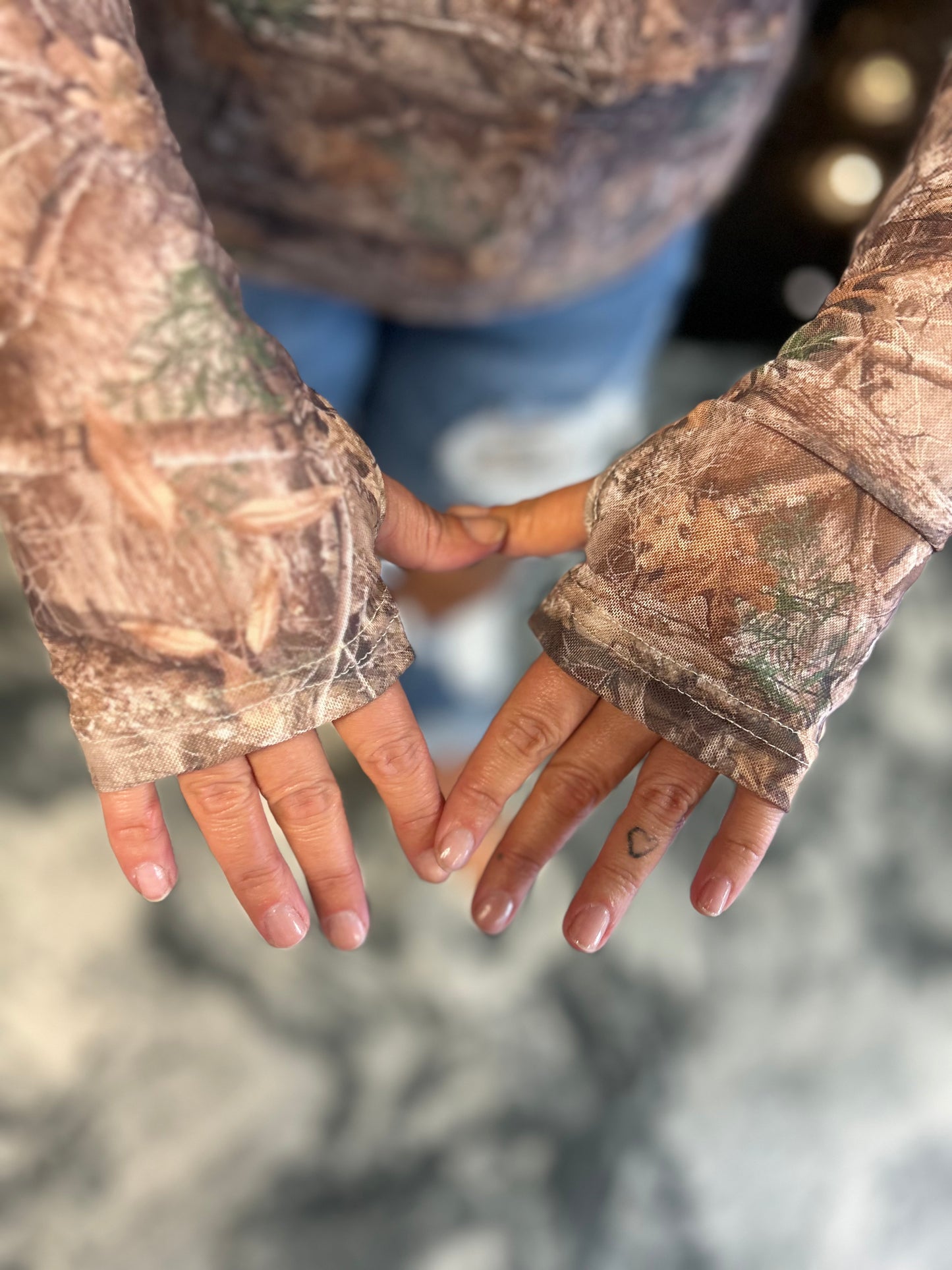 Camo Mesh Longsleeve