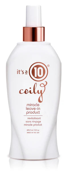 it's a 10 Coily leave in product