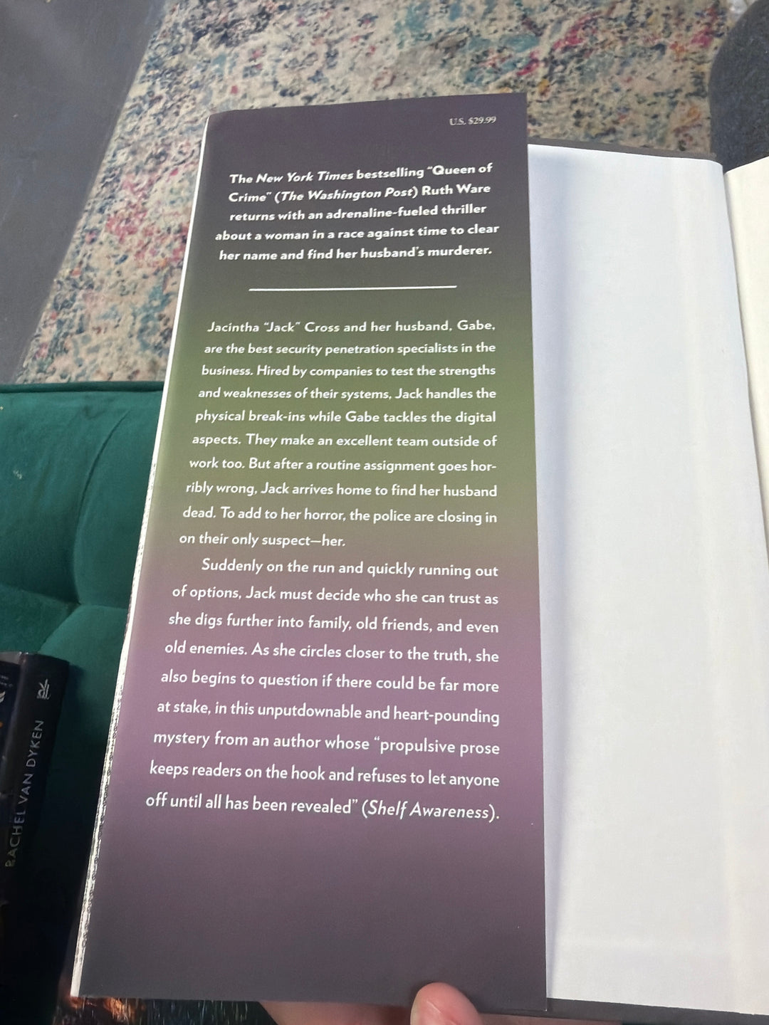 Zero Day by Ruth Ware ￼