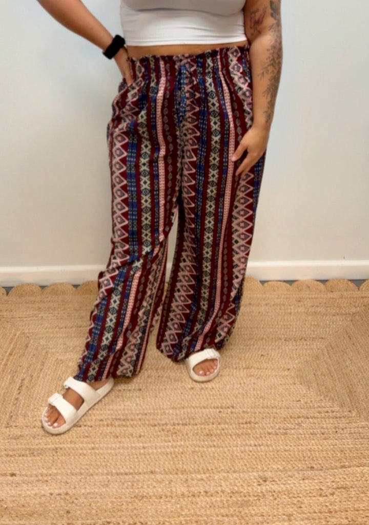 Boho Print Pants