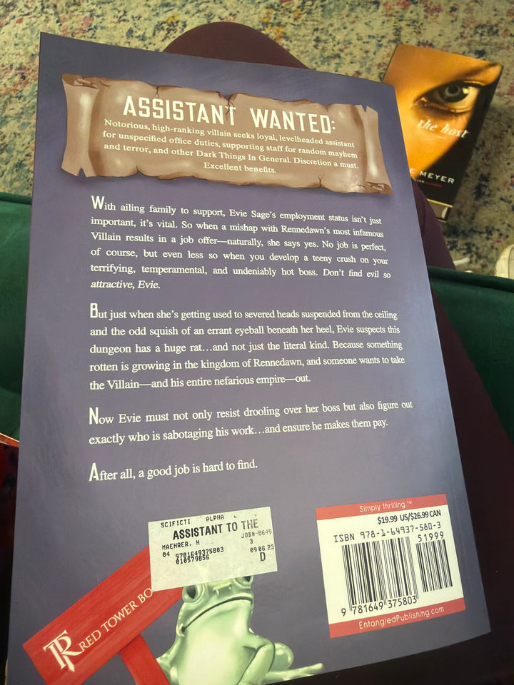Assistant to the villain by hannah Nicole