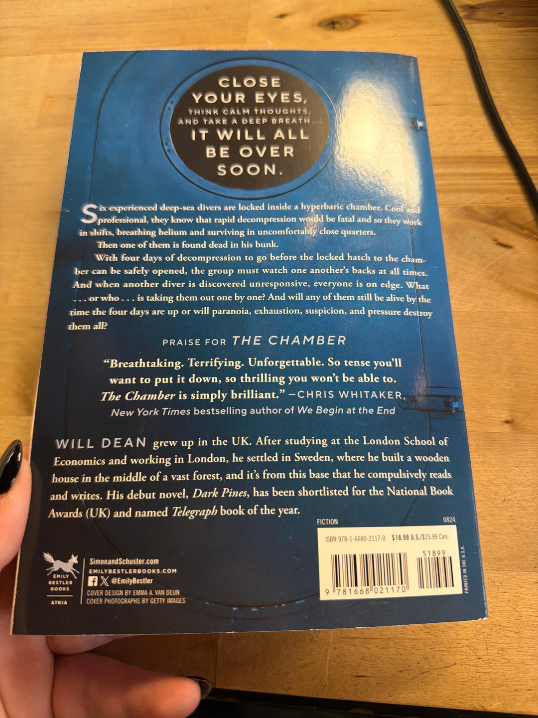 The chamber by will dean