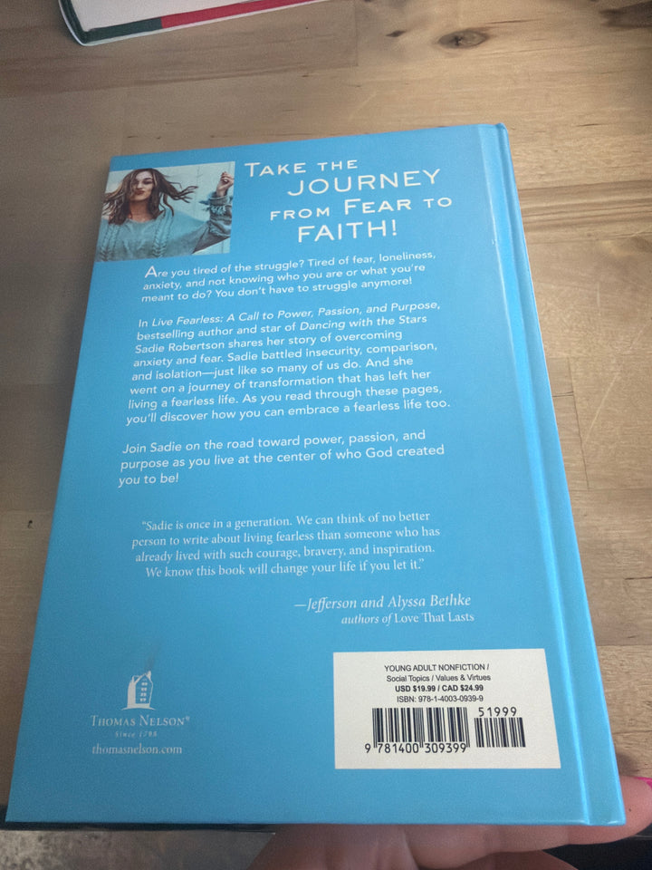 Live fearless by Sadie Robertson