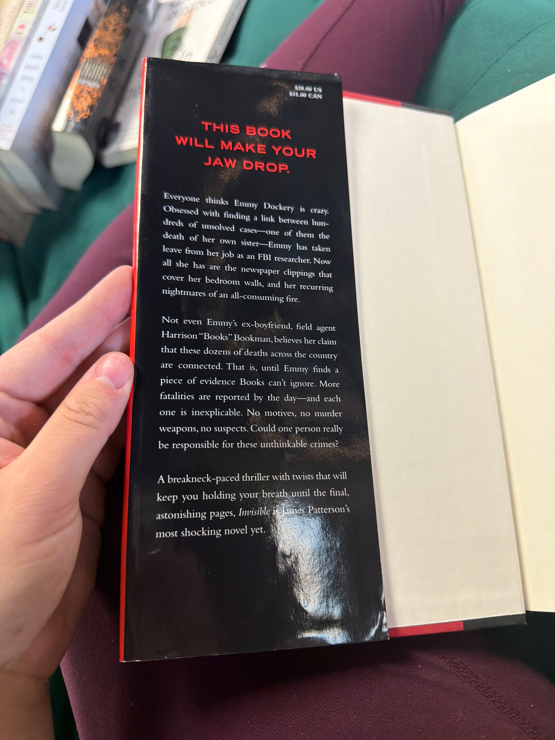Invisible by James Patterson