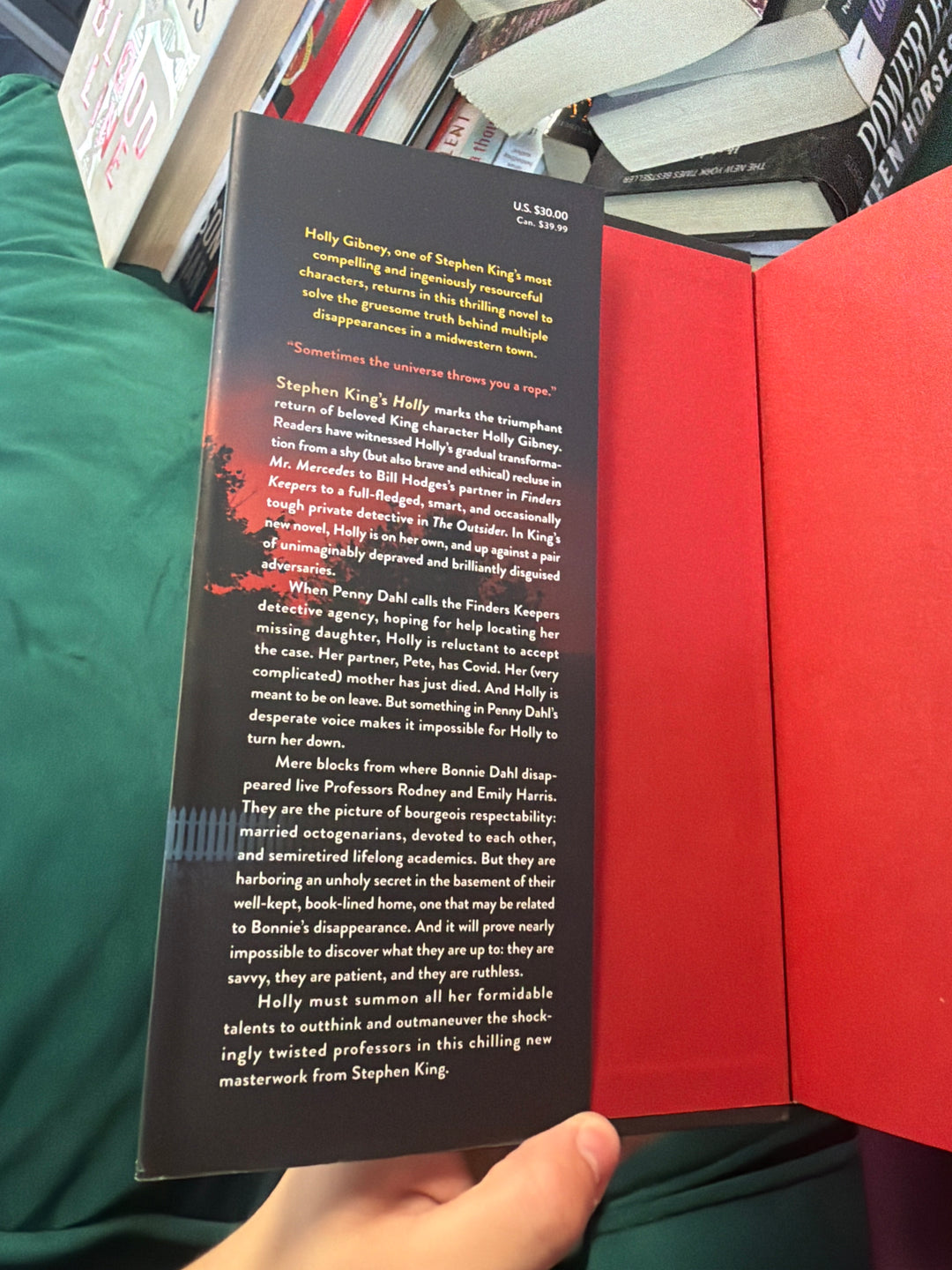 Holly by Stephen King