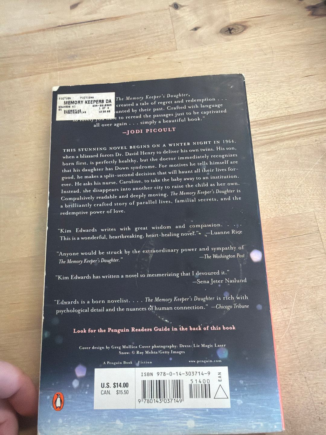 The memory keeper, daughter by Kim Edwards ￼